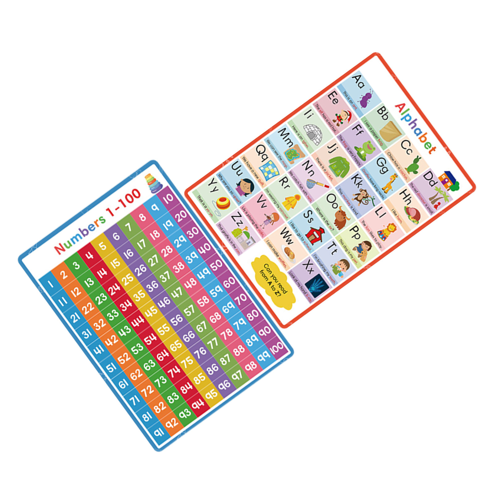 Kids Education Wallpaper - Conjunto de pôsteres com números do