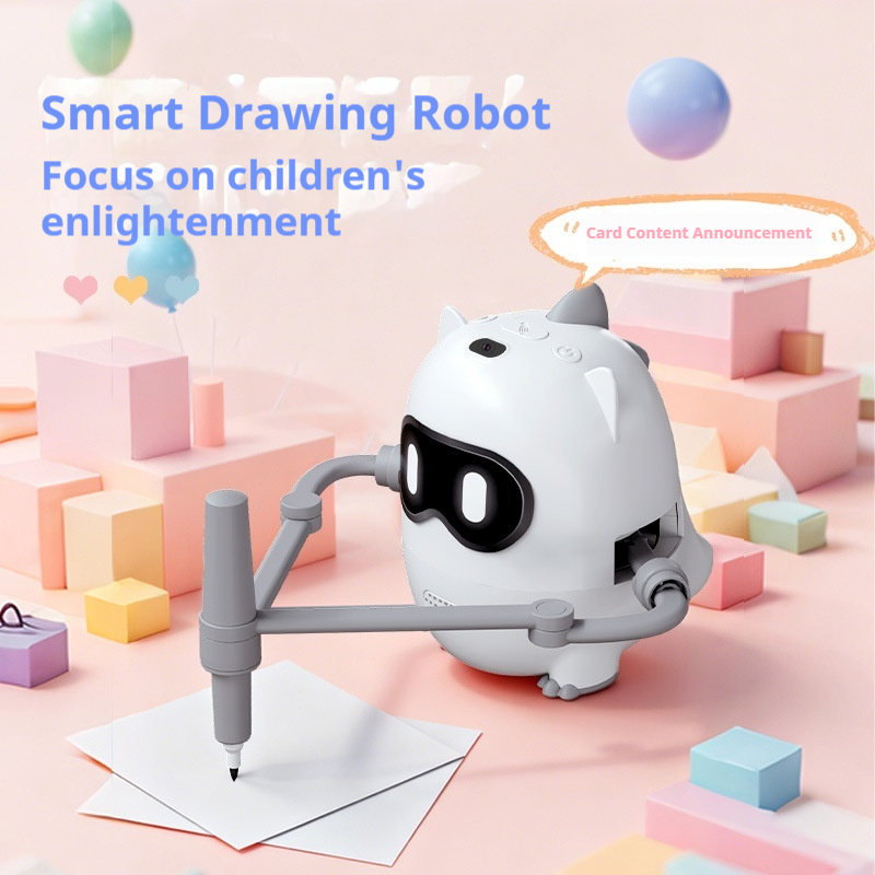Kid Education - Robô Dinossauro Inteligente Genérico para Desenho,