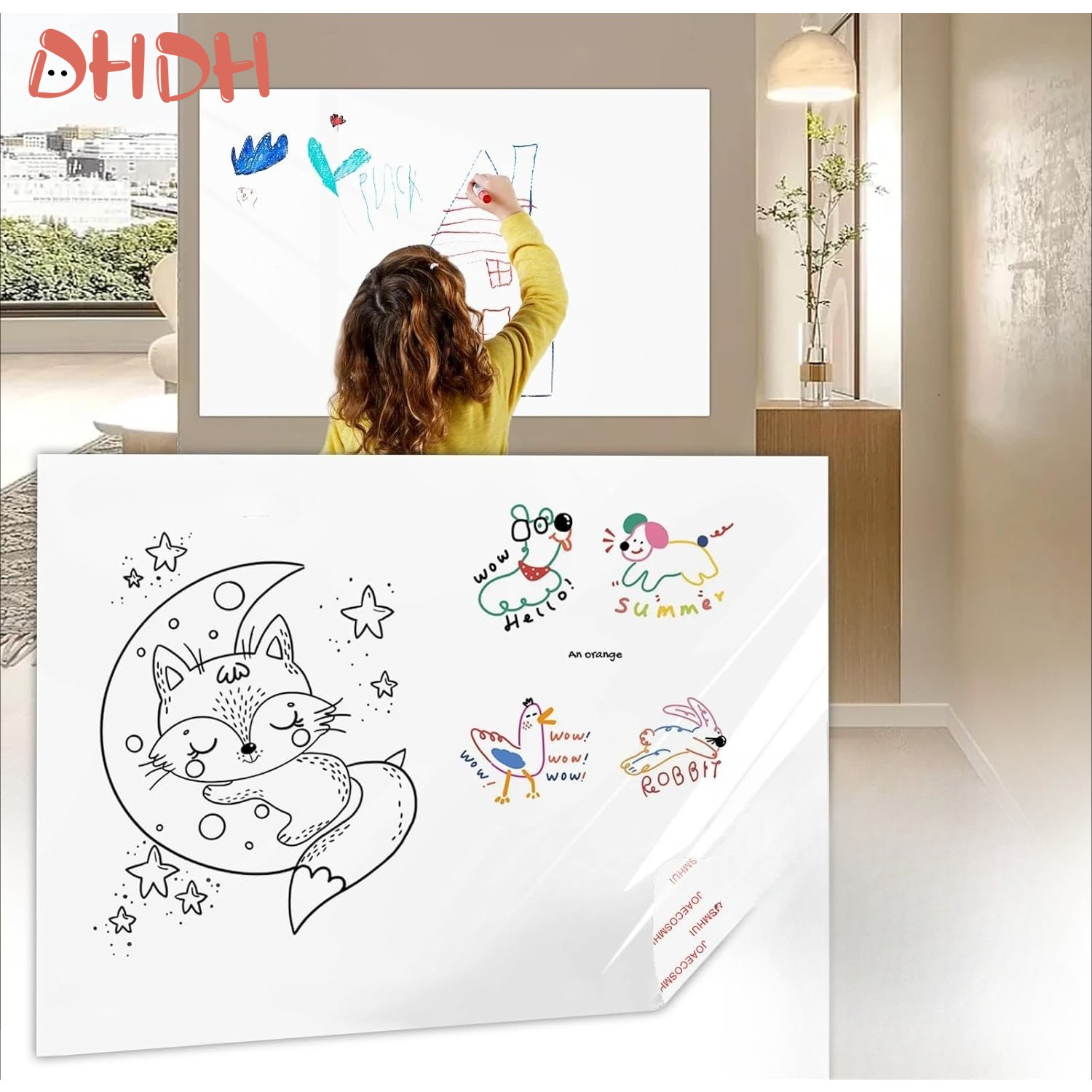 Kids Education Wallpaper - Rolo de Papel para Pintura Infantil