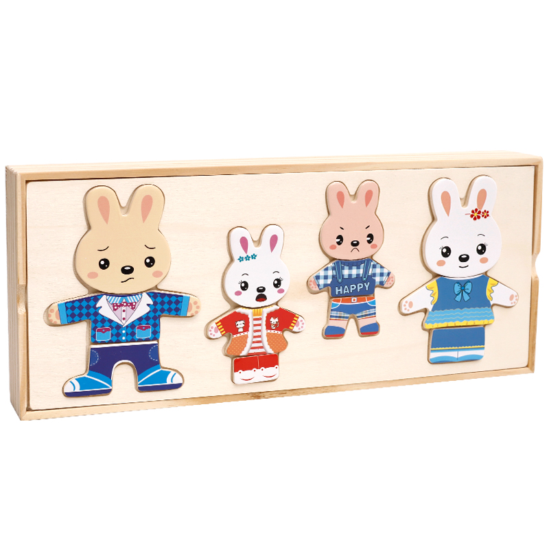 Brinquedo de madeira dos desen - Kids Education Product avaliação e preço