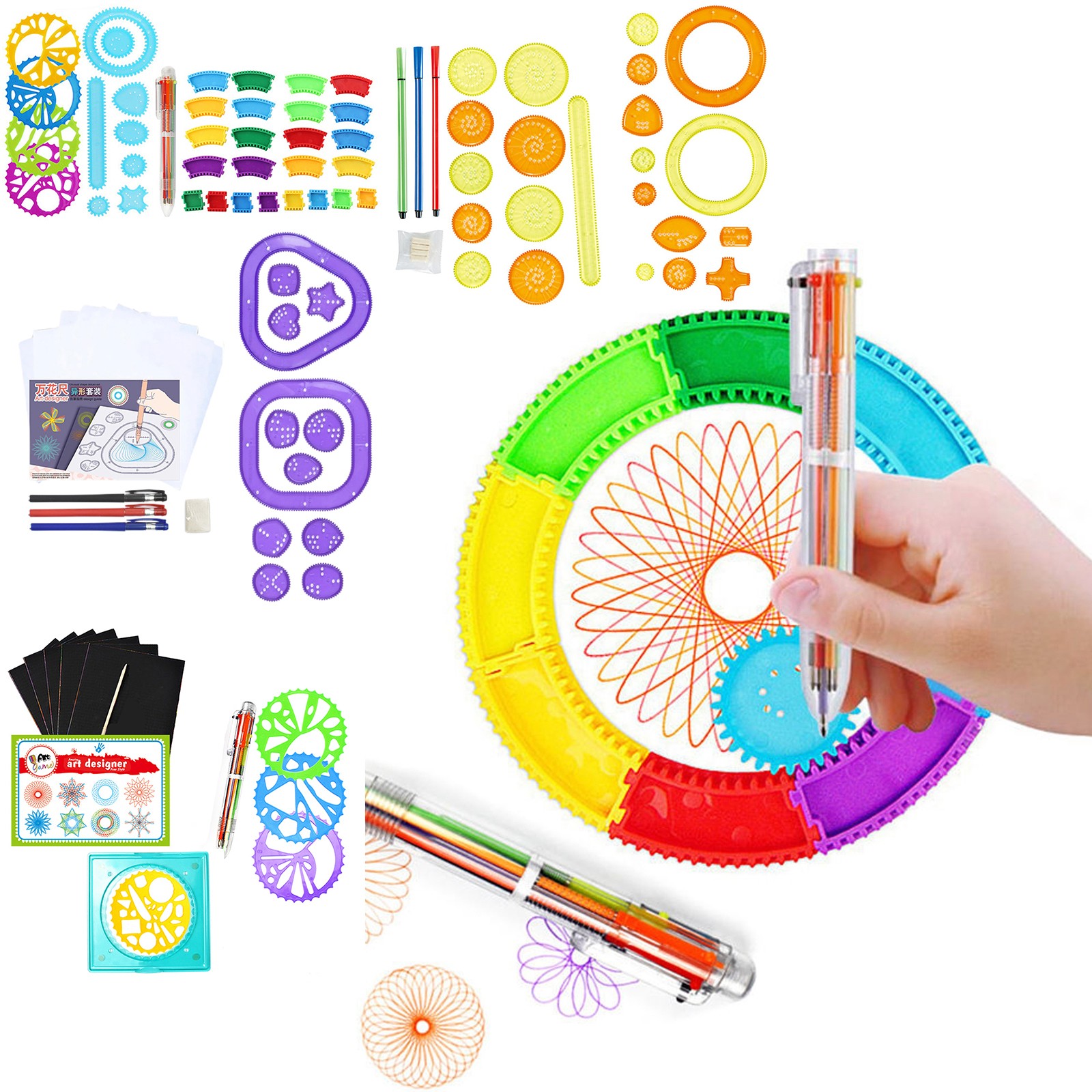 Conjunto de Spirografos Colori - Kids Education Drawing avaliação e preço