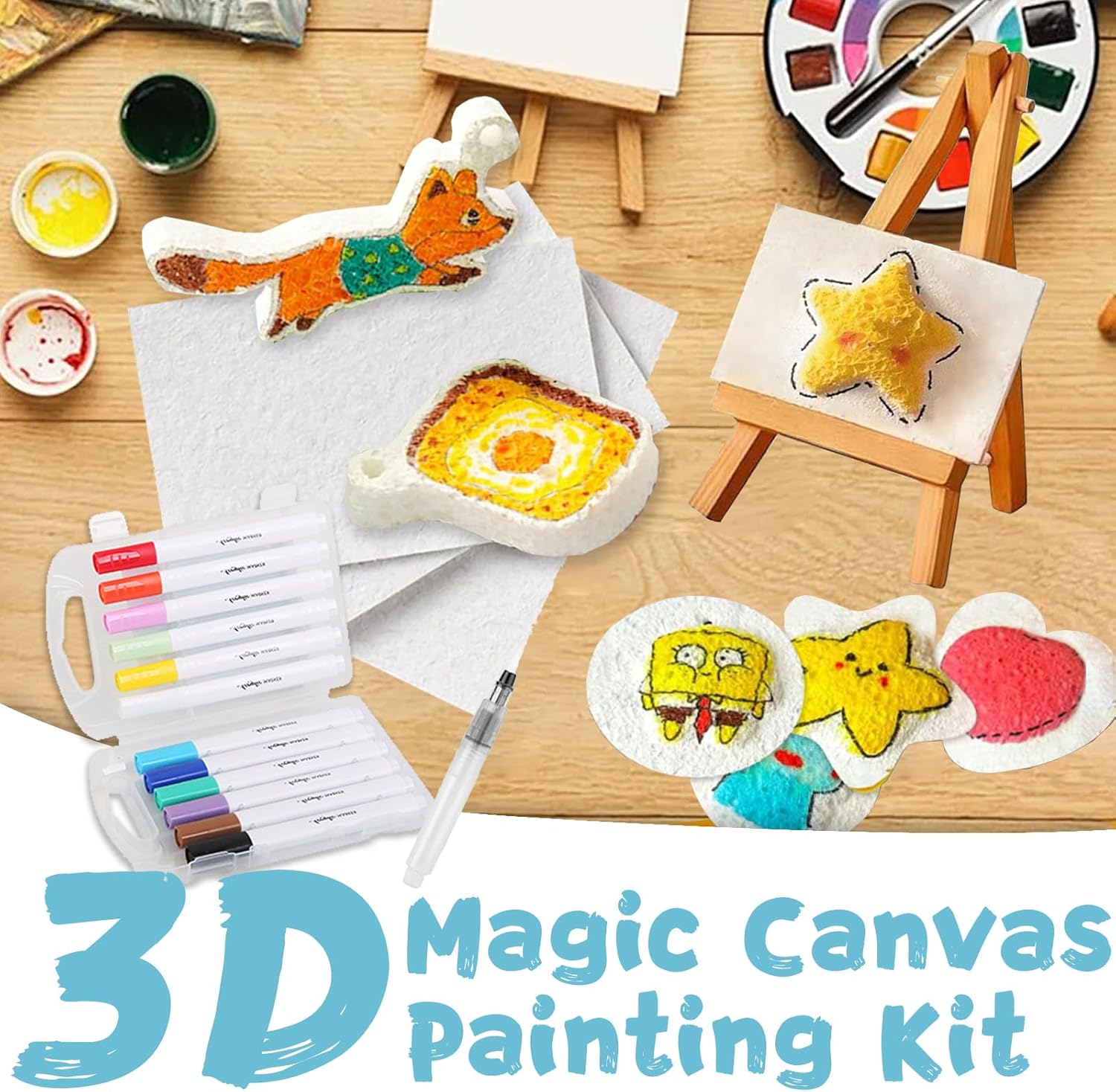 3d inchado espuma textura pint - Kids Education Drawing avaliação e preço