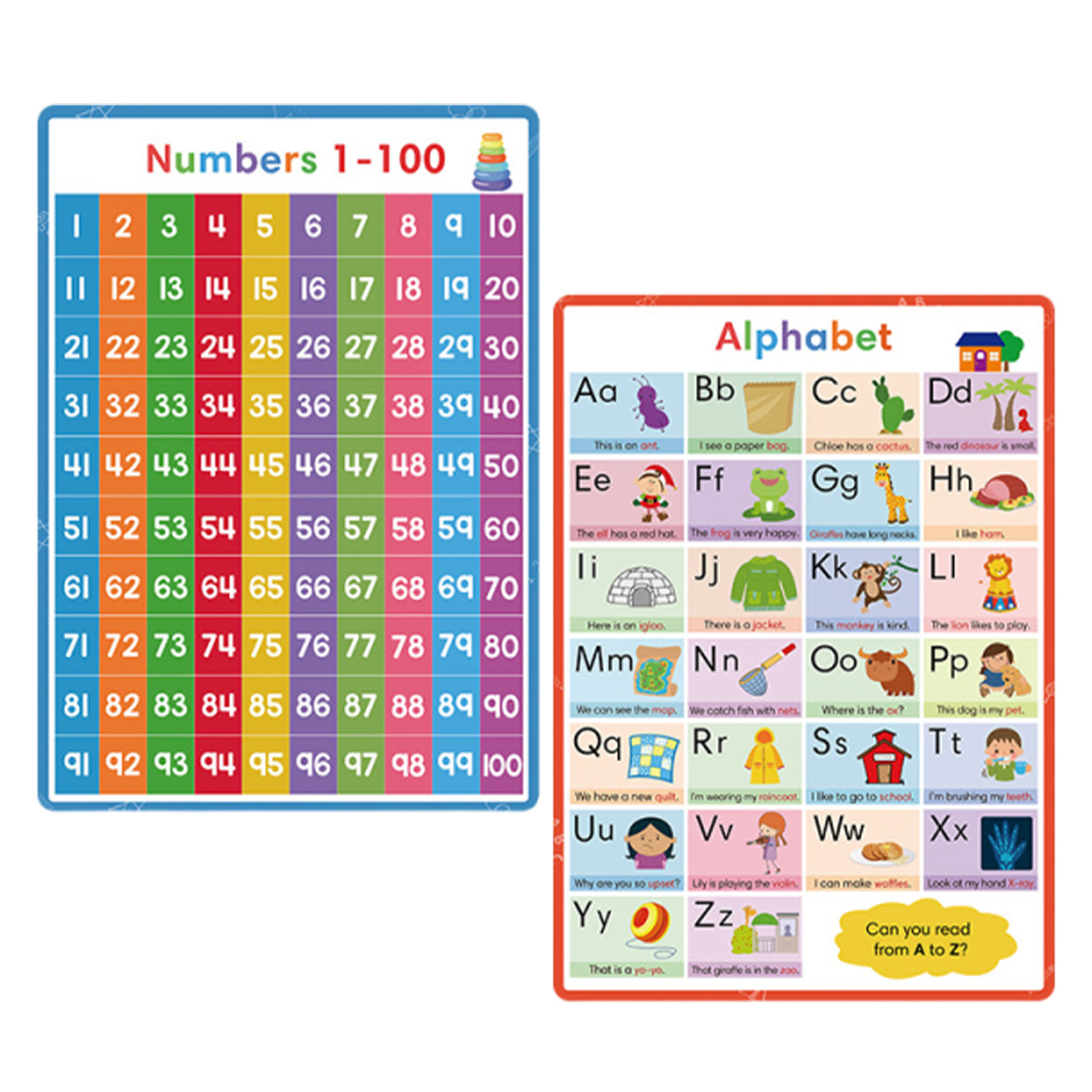 Conjunto de pôsteres com númer - Kids Education Wallpaper avaliação e preço