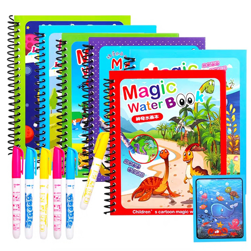 Reutilizável Magic Water Color - Kids Education Drawing avaliação e preço