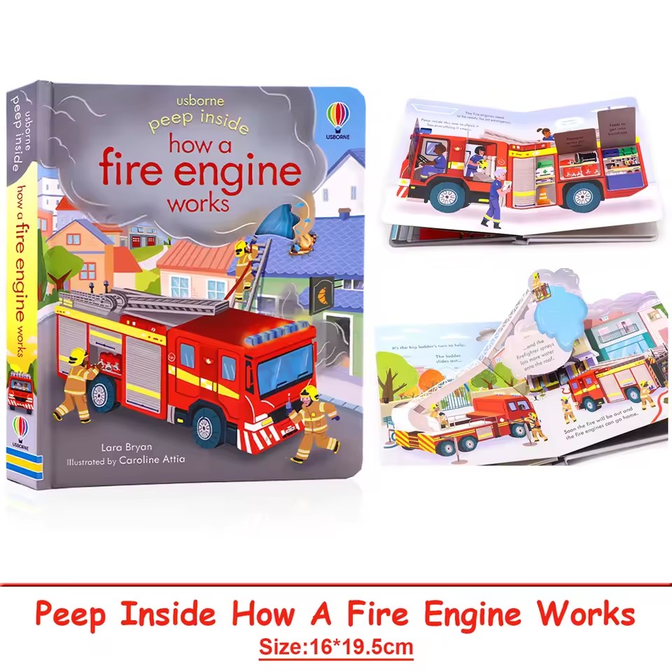 Usborne Peep Inside: Como Func - Kid Education avaliação e preço