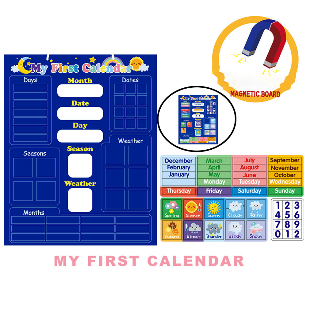 Time Center Calendar Cards for - Kids Education Center avaliação e preço