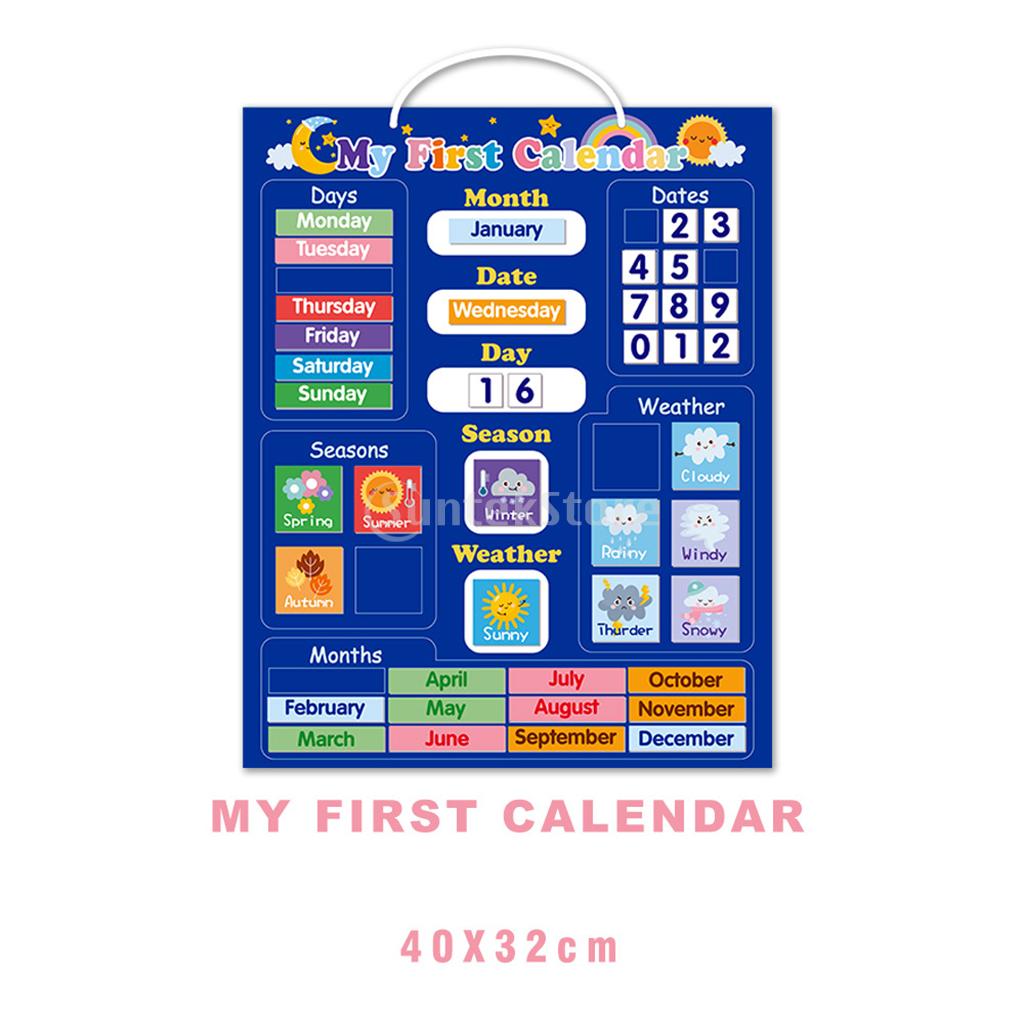 Time Center Calendar Cards for - Kids Education Center avaliação e preço