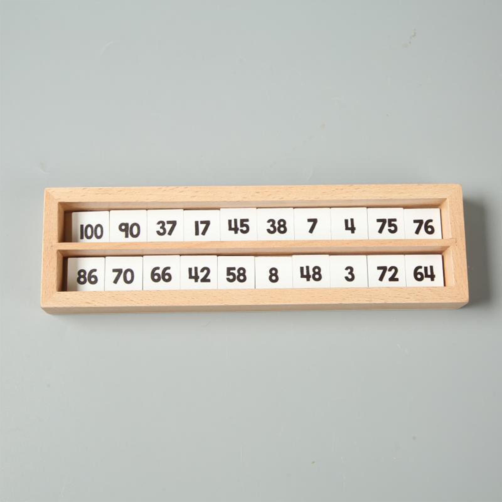 Tabuleiro de Números de Madeir - Kids Education Number avaliação e preço