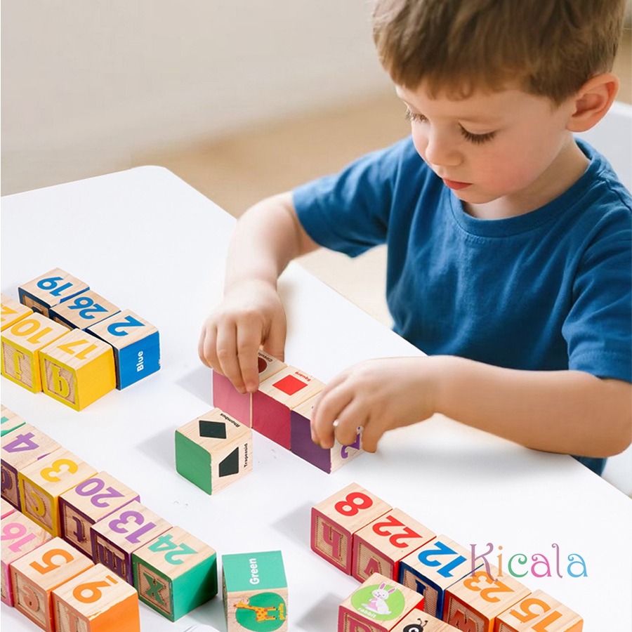 Blocos de números de madeira m - Kids Education Number avaliação e preço