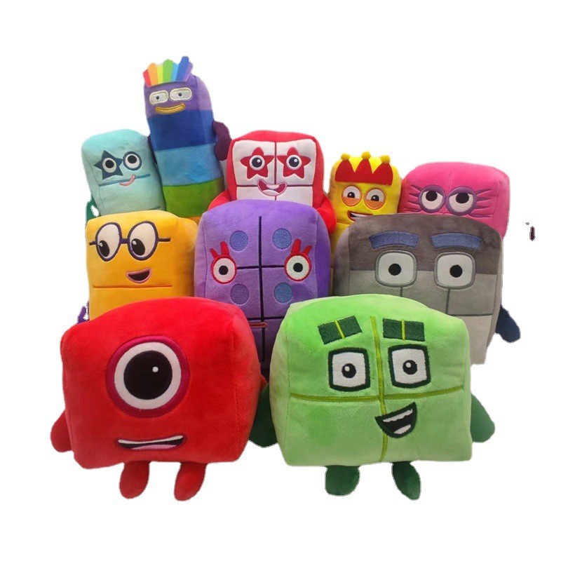 10 peças de Brinquedo de Pelúc - Kids Education Number avaliação e preço