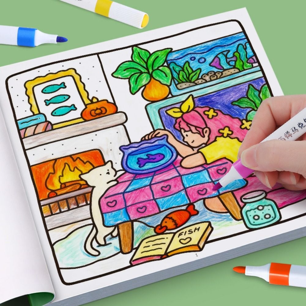 Criativo diy livro de colorir  - Kids Education Drawing avaliação e preço