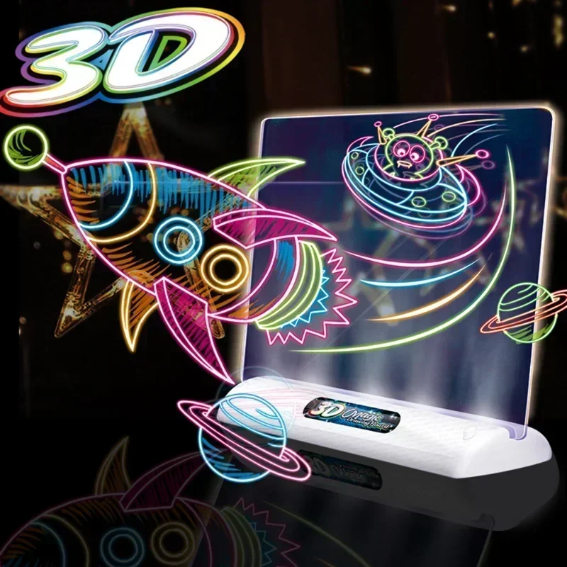 Prancheta mágica de desenho 3d - Kids Education Foundation avaliação e preço