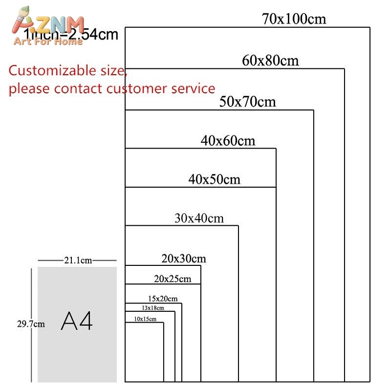 AZNM Quadro Decorativo de Pare - Kids Education Number avaliação e preço