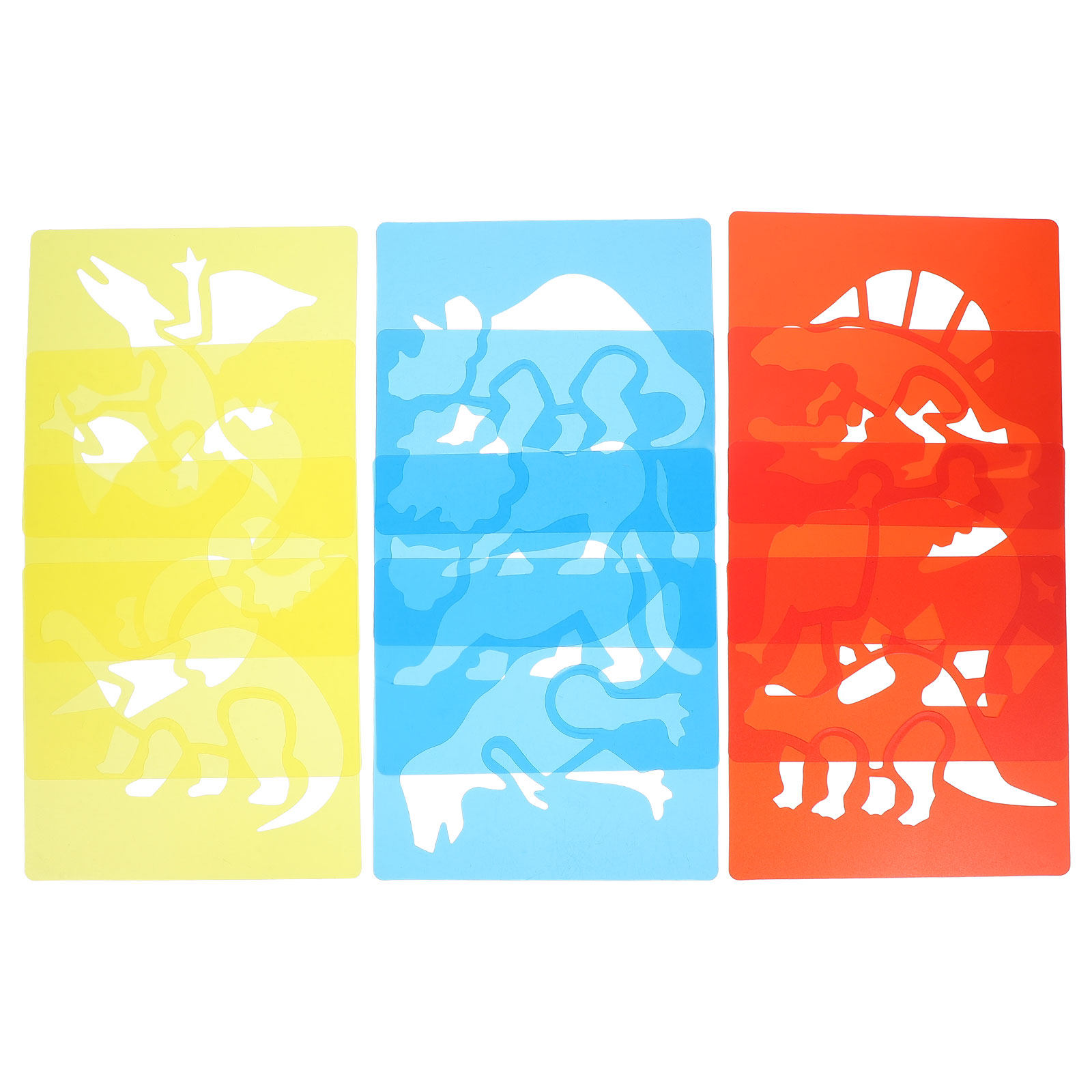 Conjunto de 12 Estênceis Plást - Kids Education Wallpaper avaliação e preço