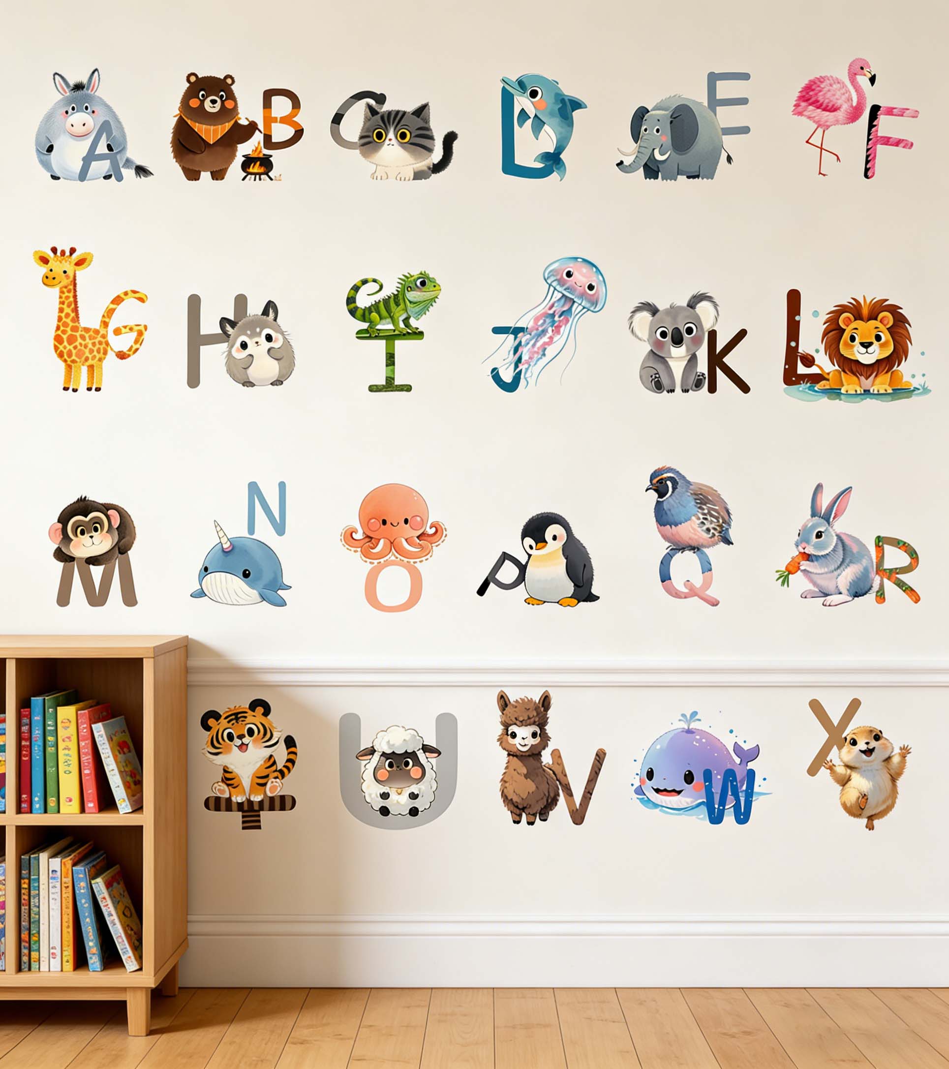 Adesivos de Parede do Alfabeto - Kids Education Center avaliação e preço