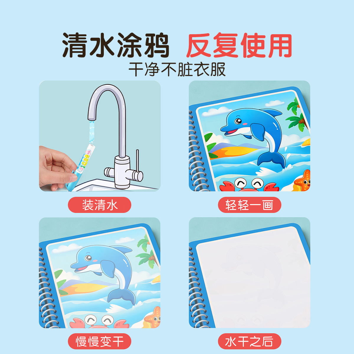Livro Mágico de Desenho com Ág - Kids Education Drawing avaliação e preço